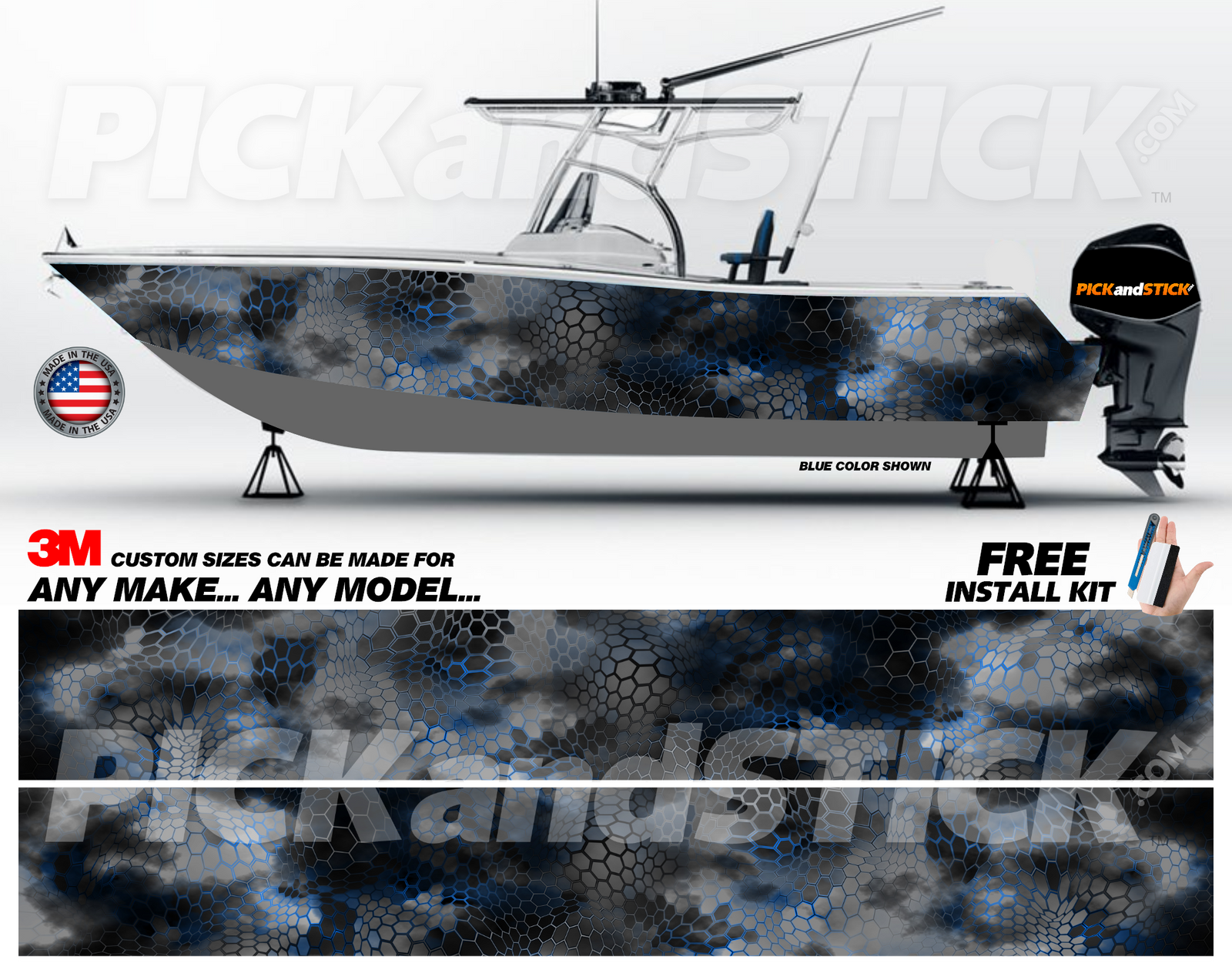 Camo BCC II Boat Wrap