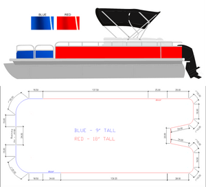 Custom Boat Wrap Solid Color