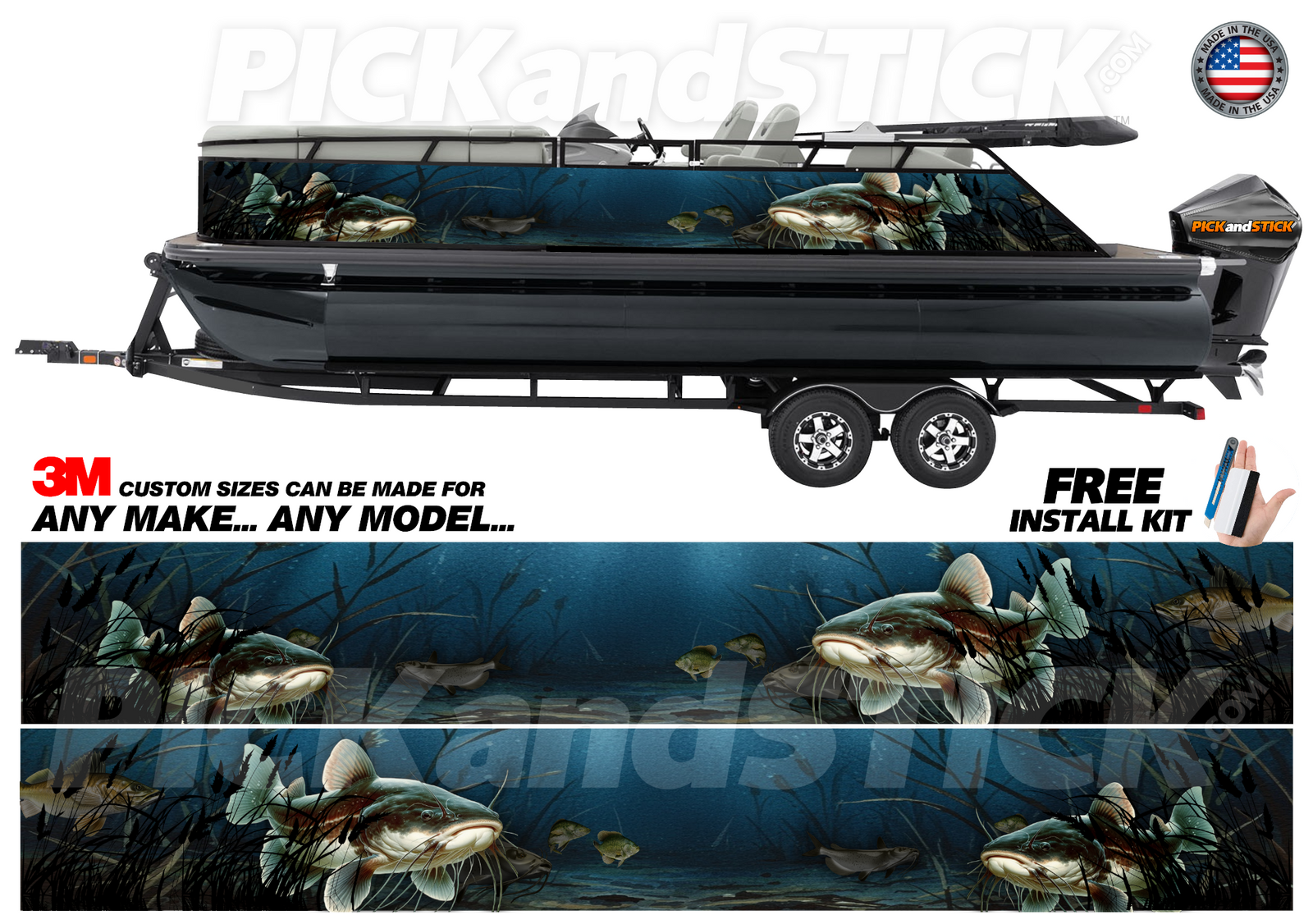 Catfish Heaven Pontoon Wrap