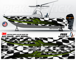 Race Day Boat Wrap