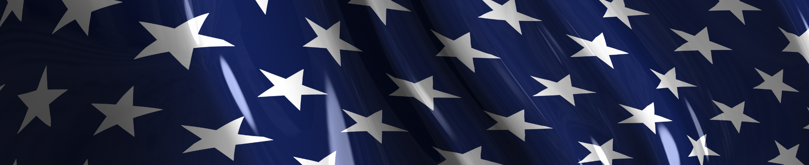 American Flag Stars Only - (2'H x 10'W)