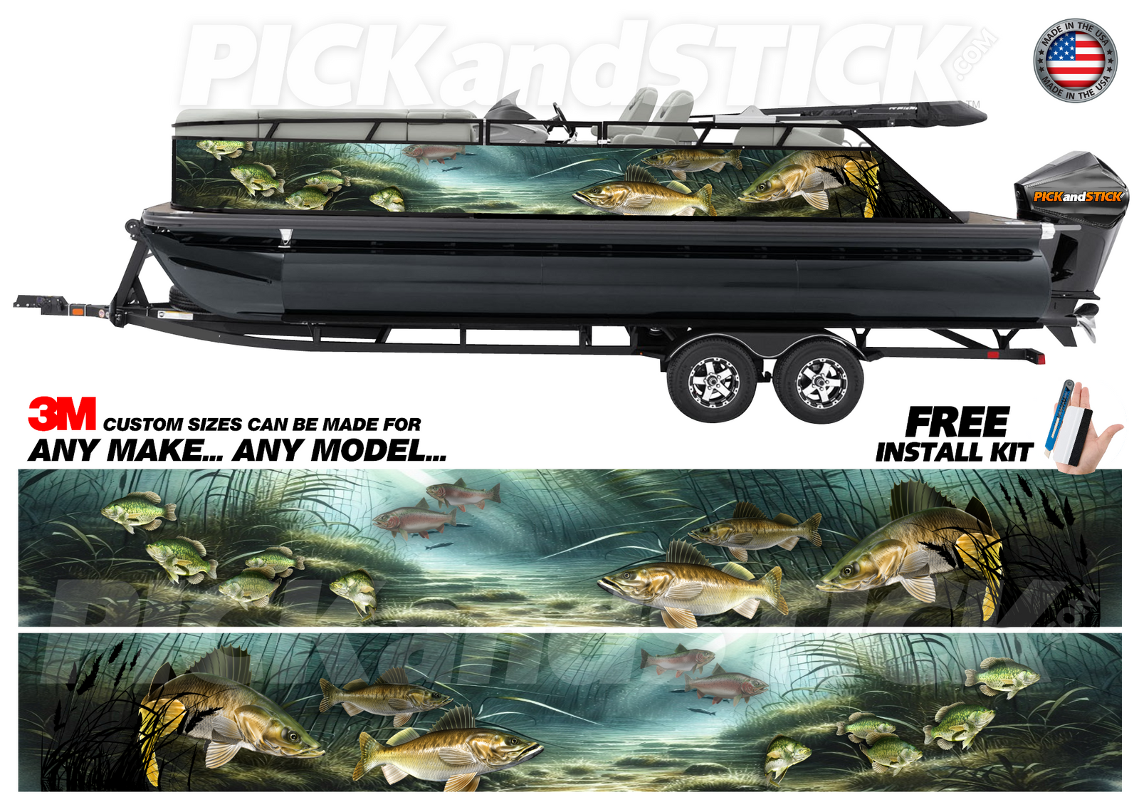 Walleye Pontoon Wrap