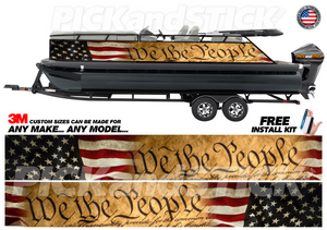 America - We The People Pontoon Wrap