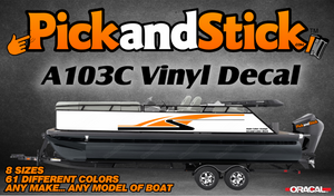 Boat Vinyl Decal A103C - PickandStickcom