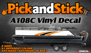 Boat Vinyl Decal A108C - PickandStickcom