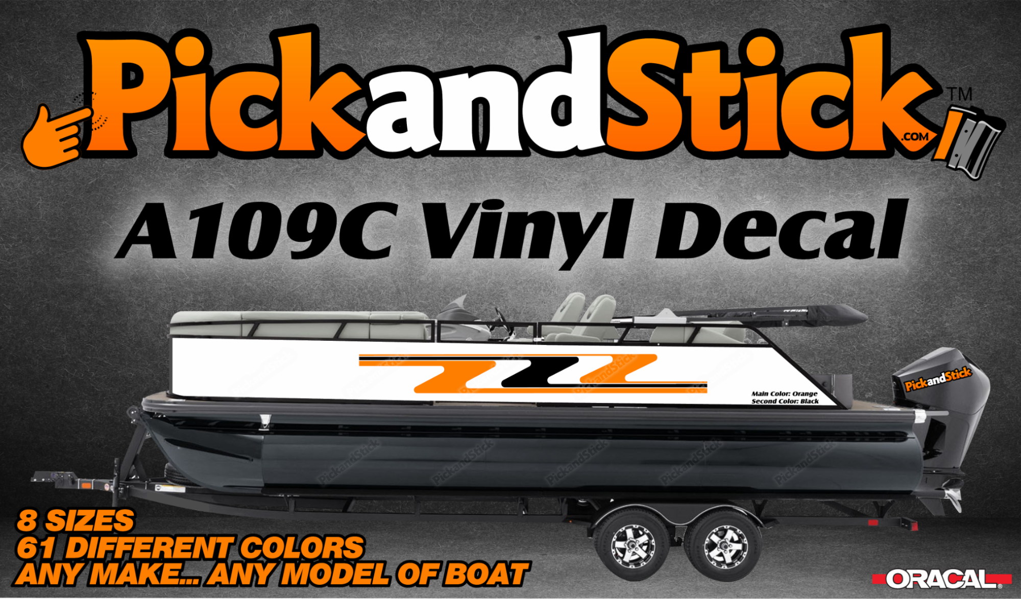 Boat Vinyl Decal A109C - PickandStickcom