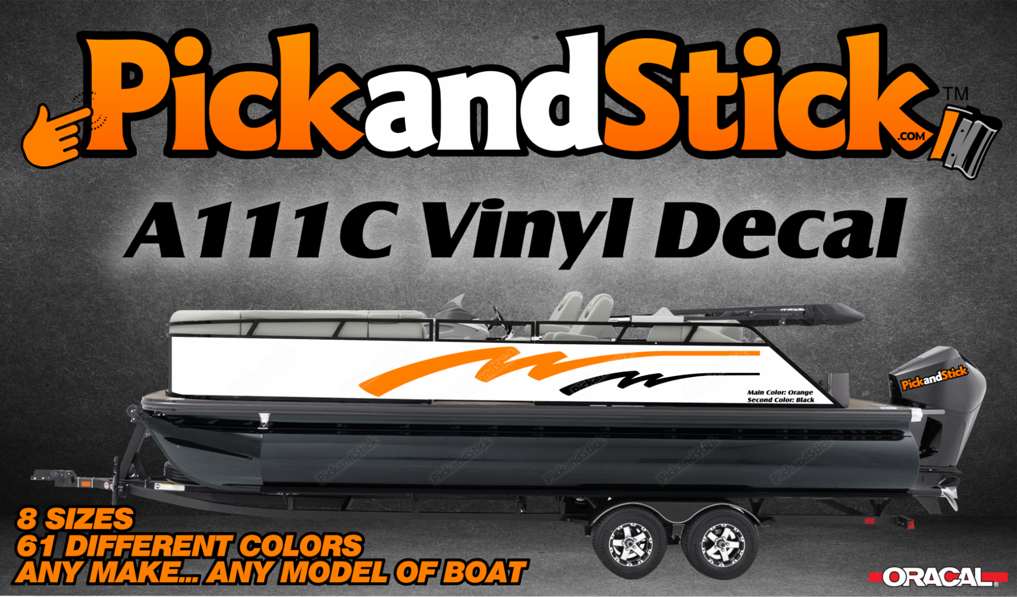Boat Vinyl Decal A111C - PickandStickcom