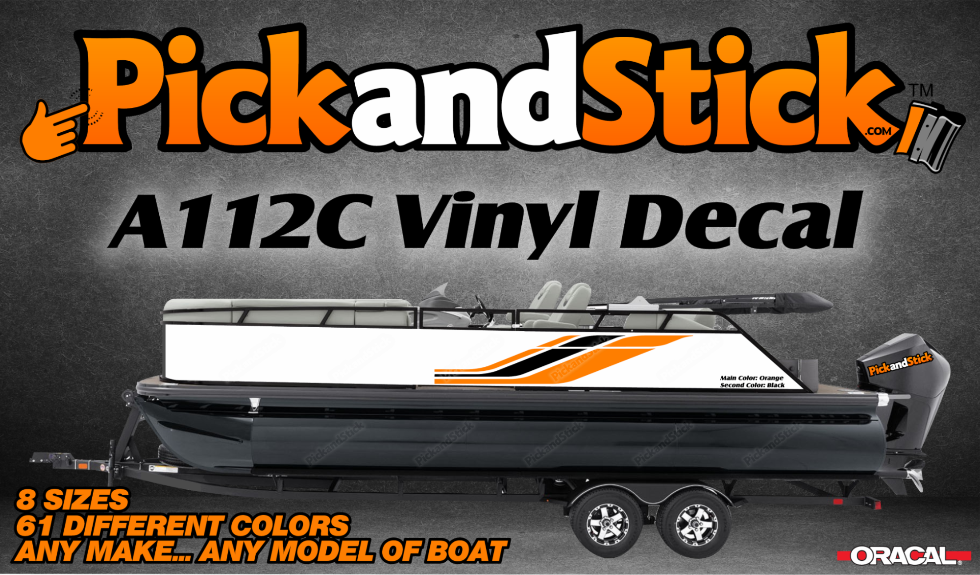 Boat Vinyl Decal A112C - PickandStickcom
