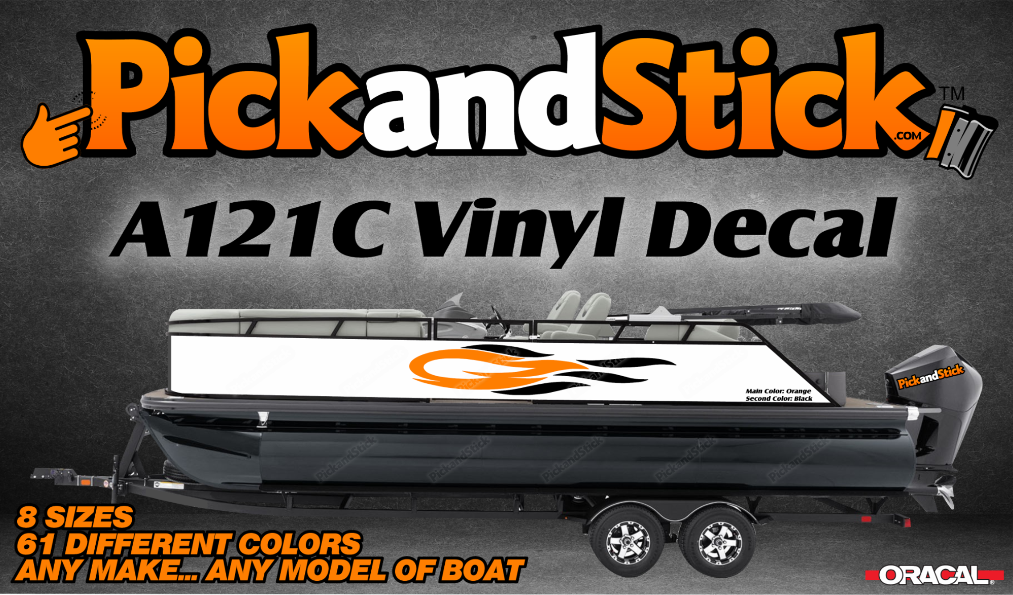 Boat Vinyl Decal A121C - PickandStickcom