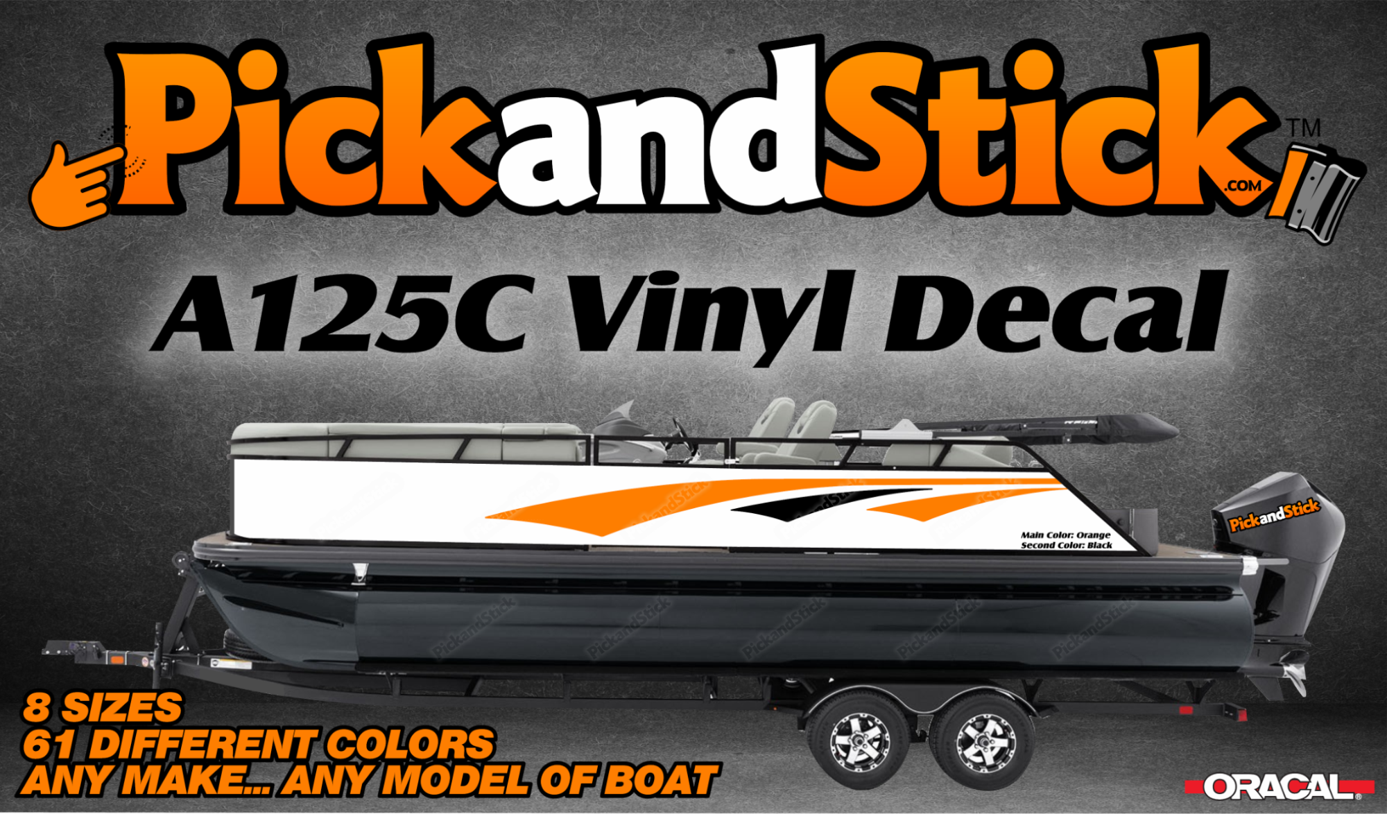 Boat Vinyl Decal A125C - PickandStickcom