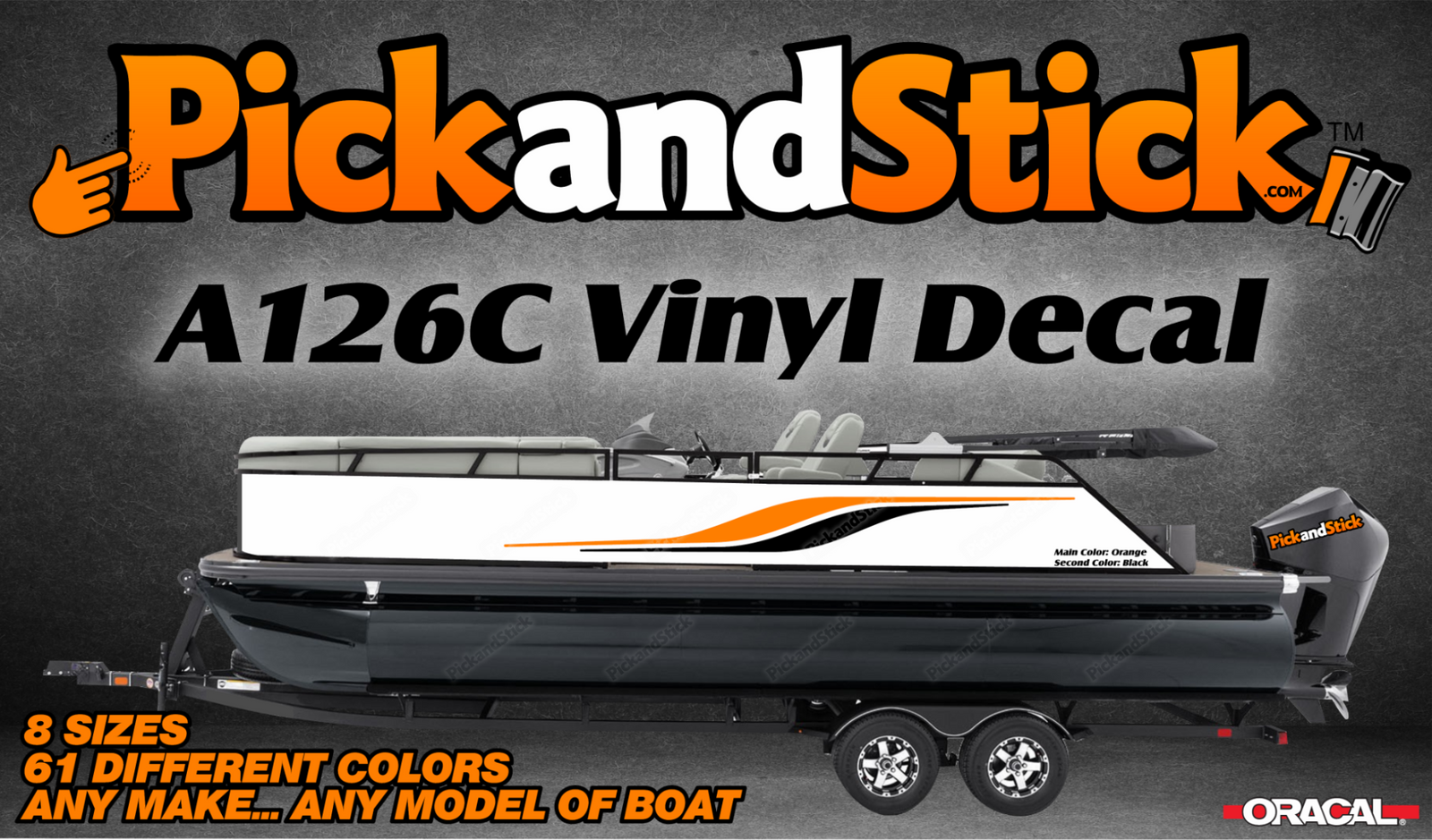 Boat Vinyl Decal A126C - PickandStickcom