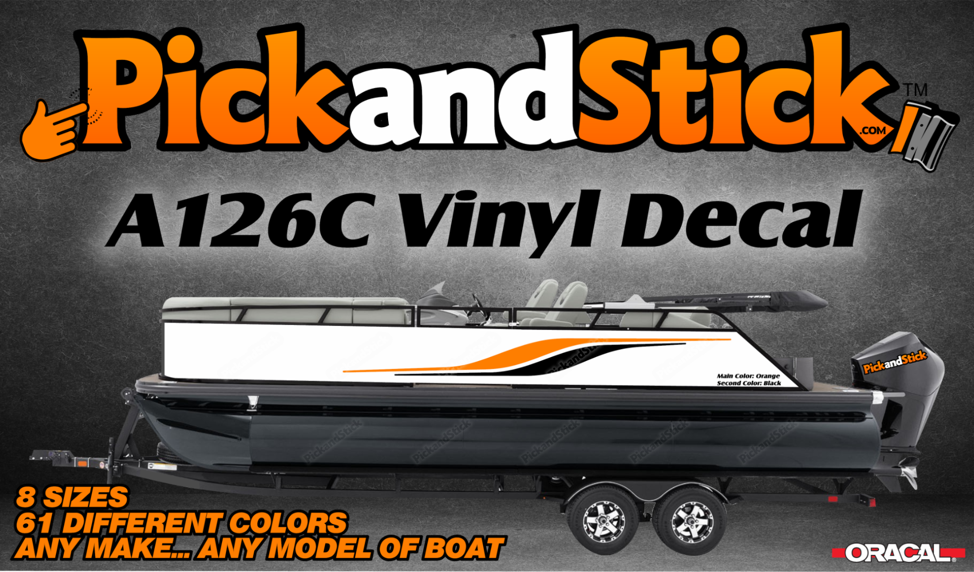 Boat Vinyl Decal A126C - PickandStickcom
