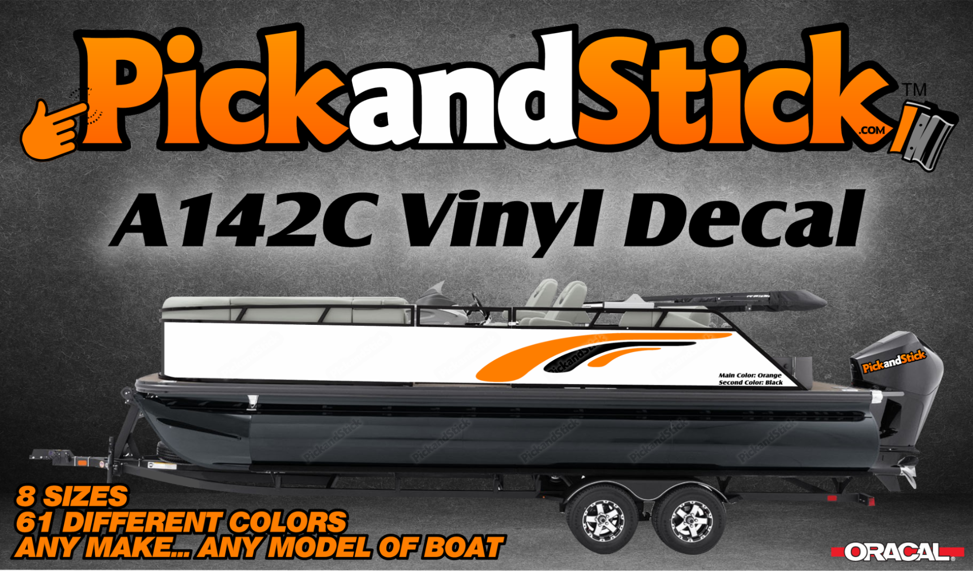 Boat Vinyl Decal A142C - PickandStickcom