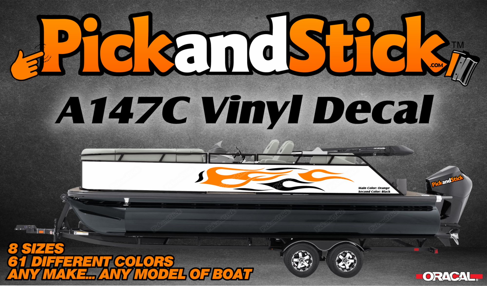 Boat Vinyl Decal A147C - PickandStickcom