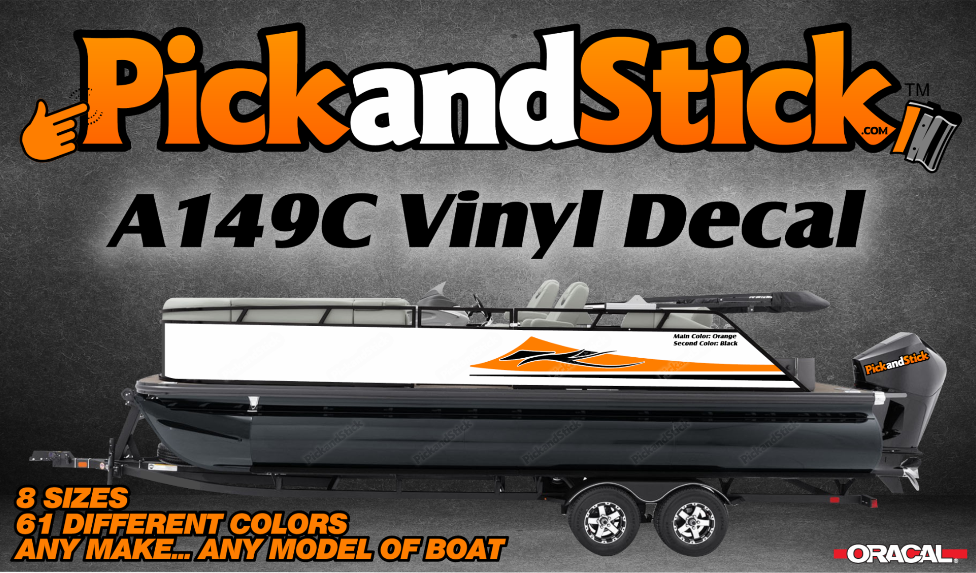 Boat Vinyl Decal A149C - PickandStickcom