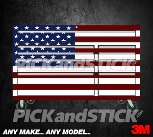 American Flag 2 Toolbox Wrap