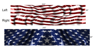American Flag Wrap for Truck