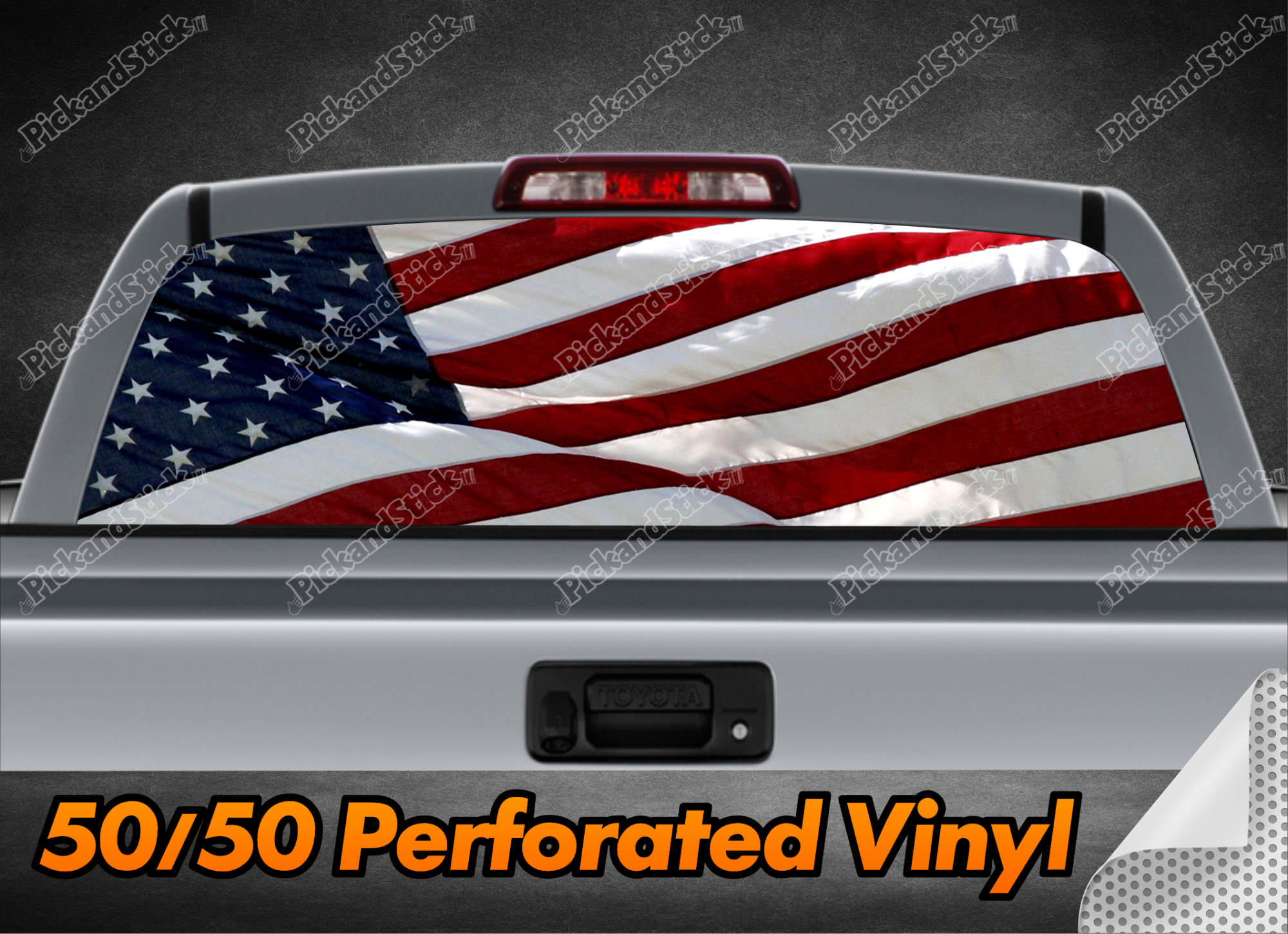 American Flag Waving 1 RWP - PickandStickcom