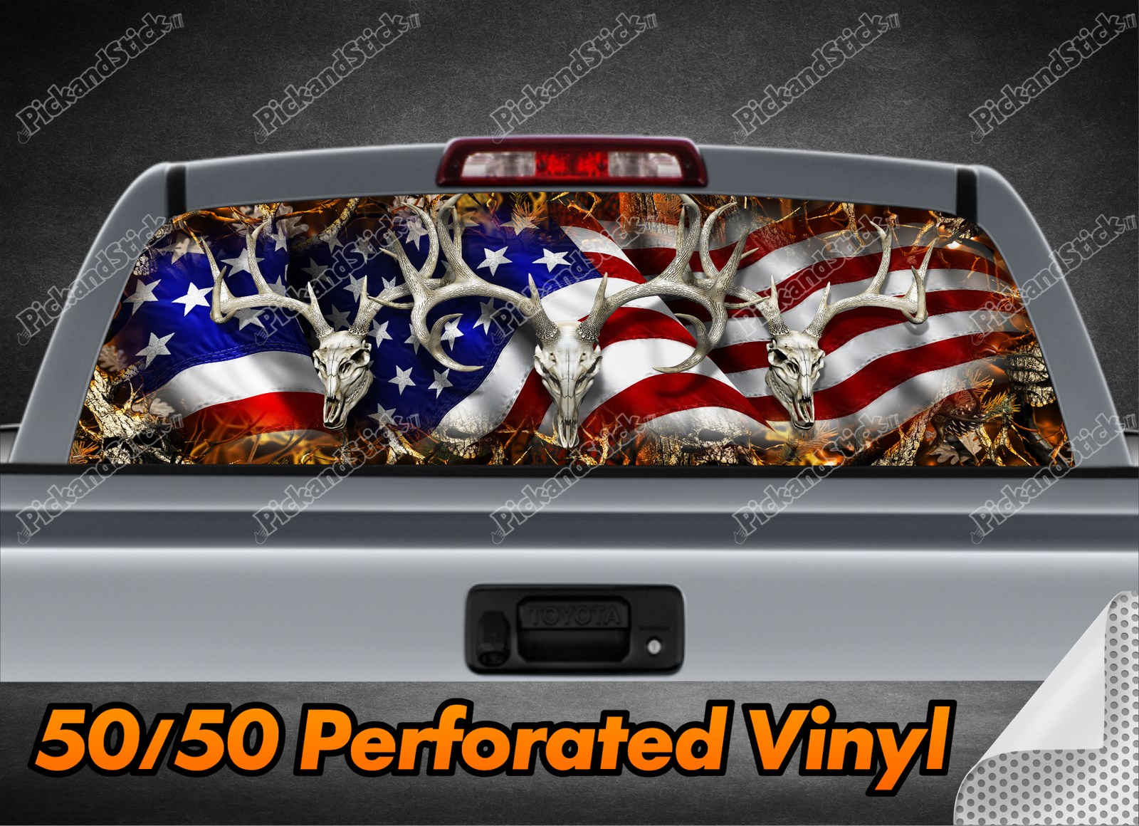 American Buck Obliteration Skull Blaze RWP - PickandStickcom