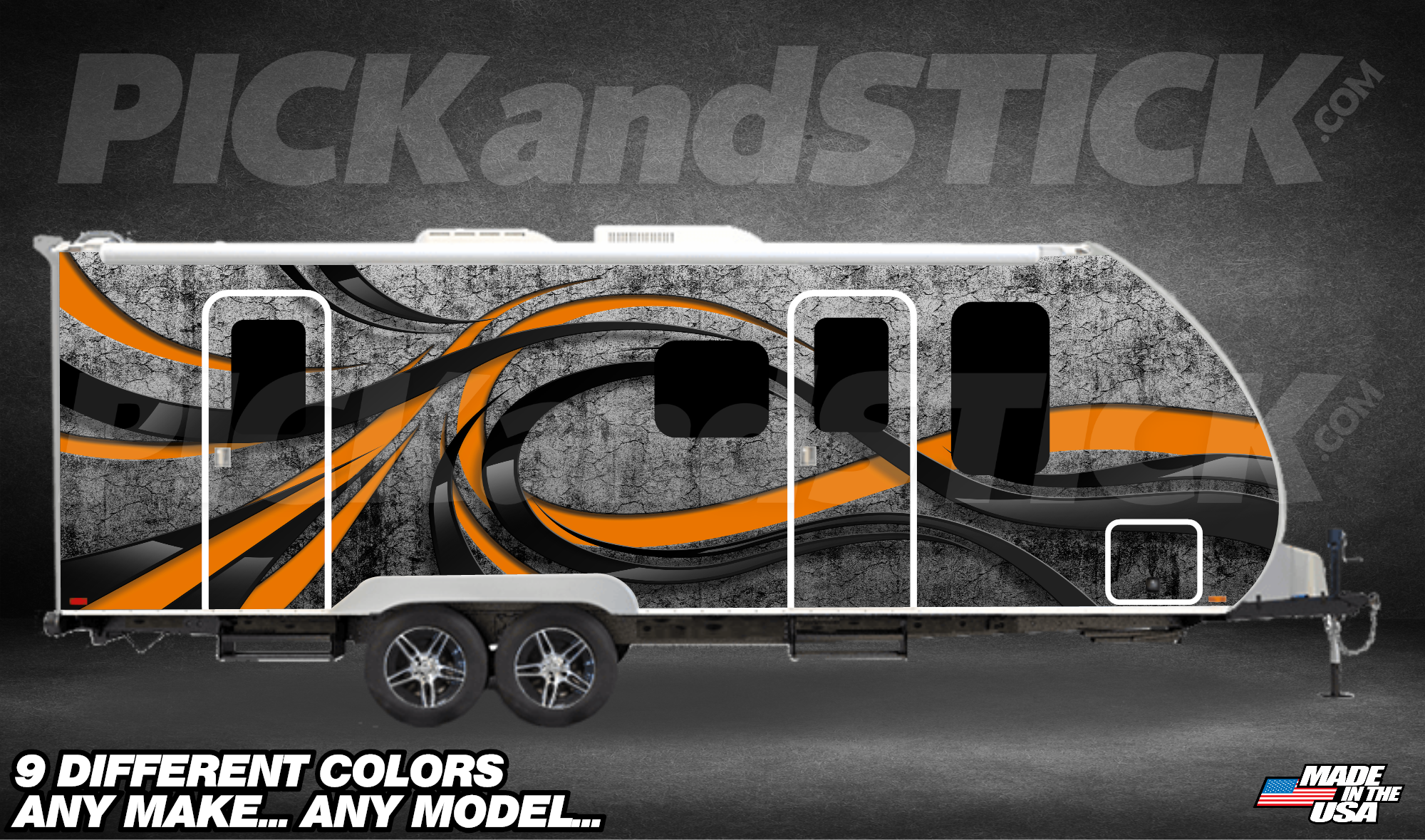 Abstract Wave RV Wrap