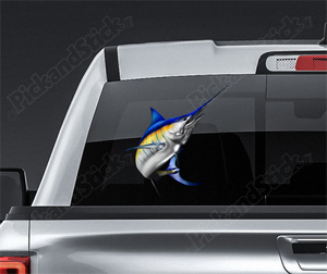 Blue Marlin Fish Decal - PickandStickcom