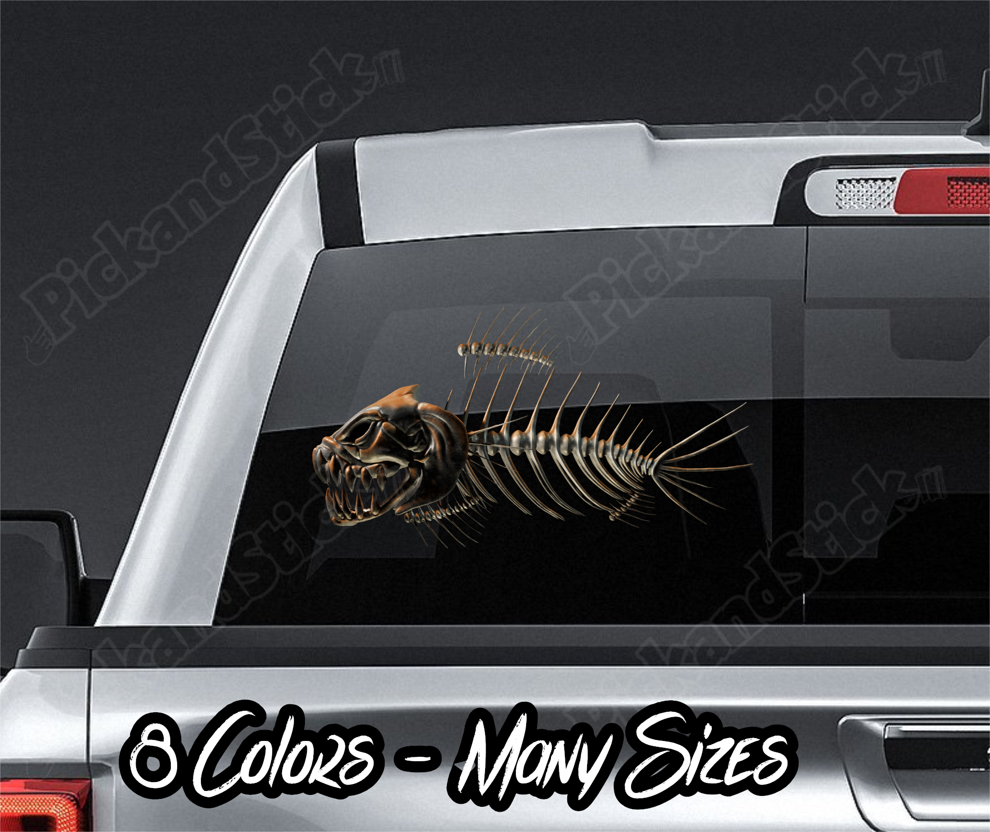 Bone Fish 2 Decal - PickandStickcom