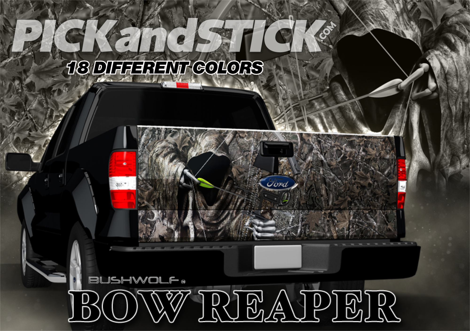 Bow Reaper Tailgate Wrap