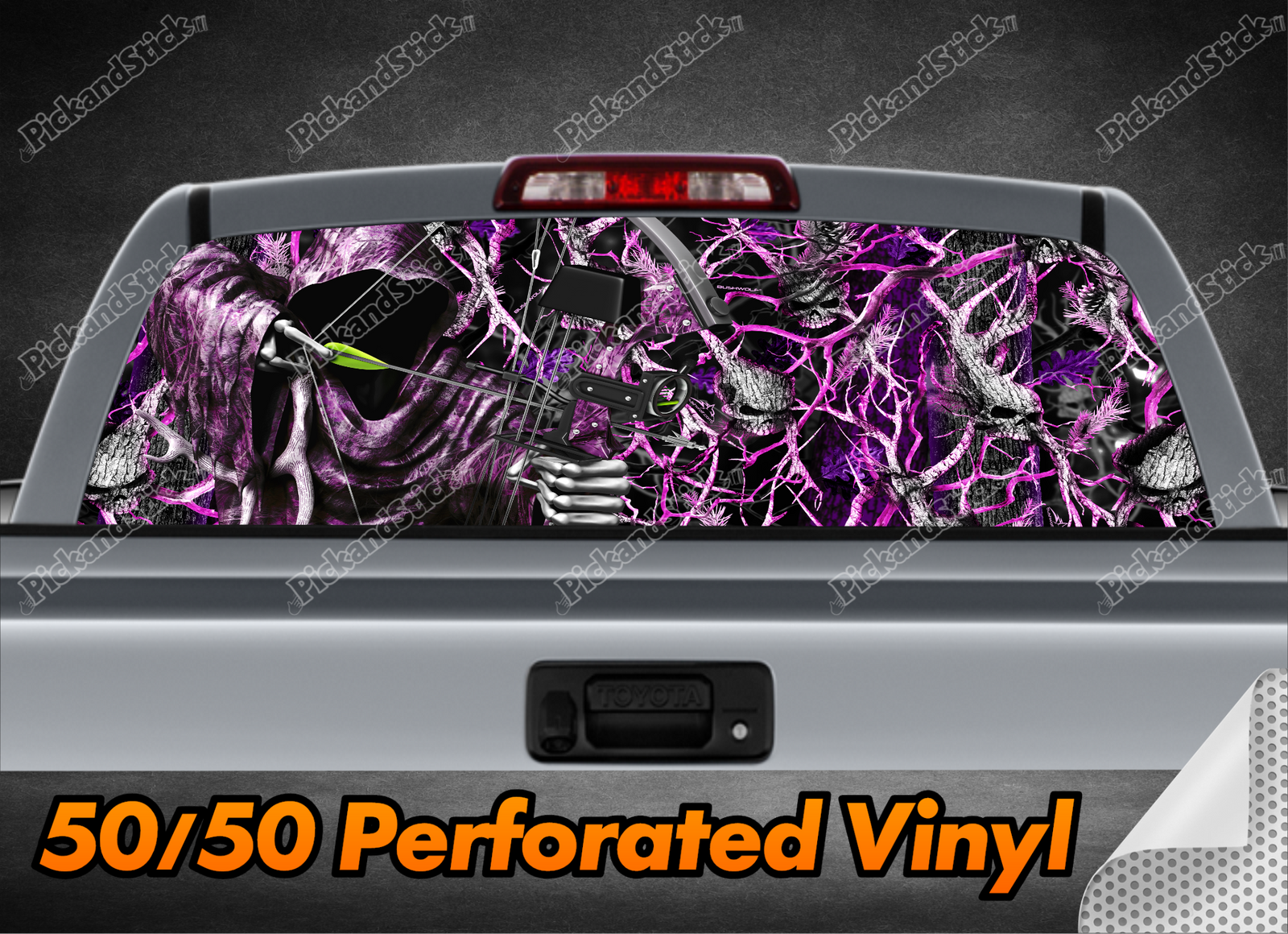 Bow Reaper Obliteration Skull Pink Camo RWP - PickandStickcom