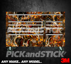 Obliteration Buck Blaze Camo Toolbox Wrap