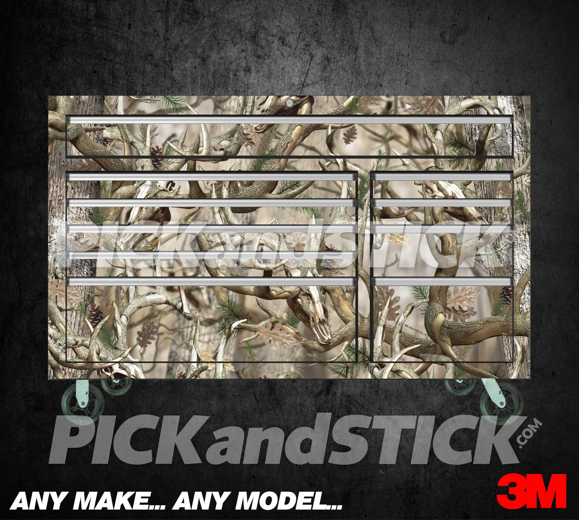 Obliteration Buck Camo Toolbox Wrap