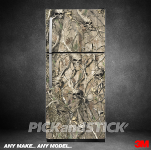 Obliteration Skull Camo Refrigerator Wrap