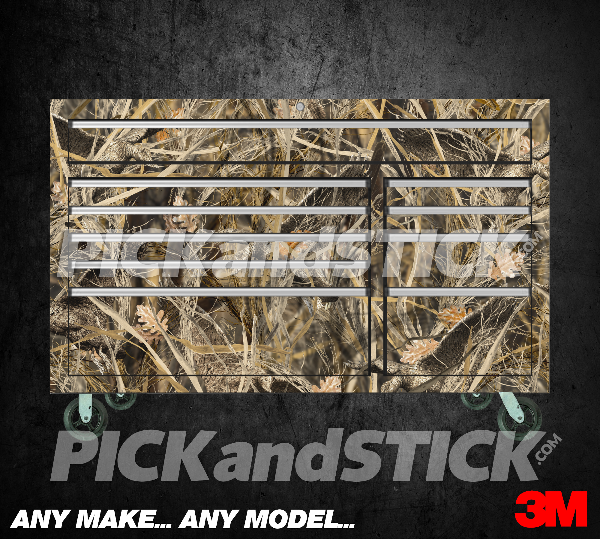 Obliteration Tallgrass Duck Camo Toolbox Wrap