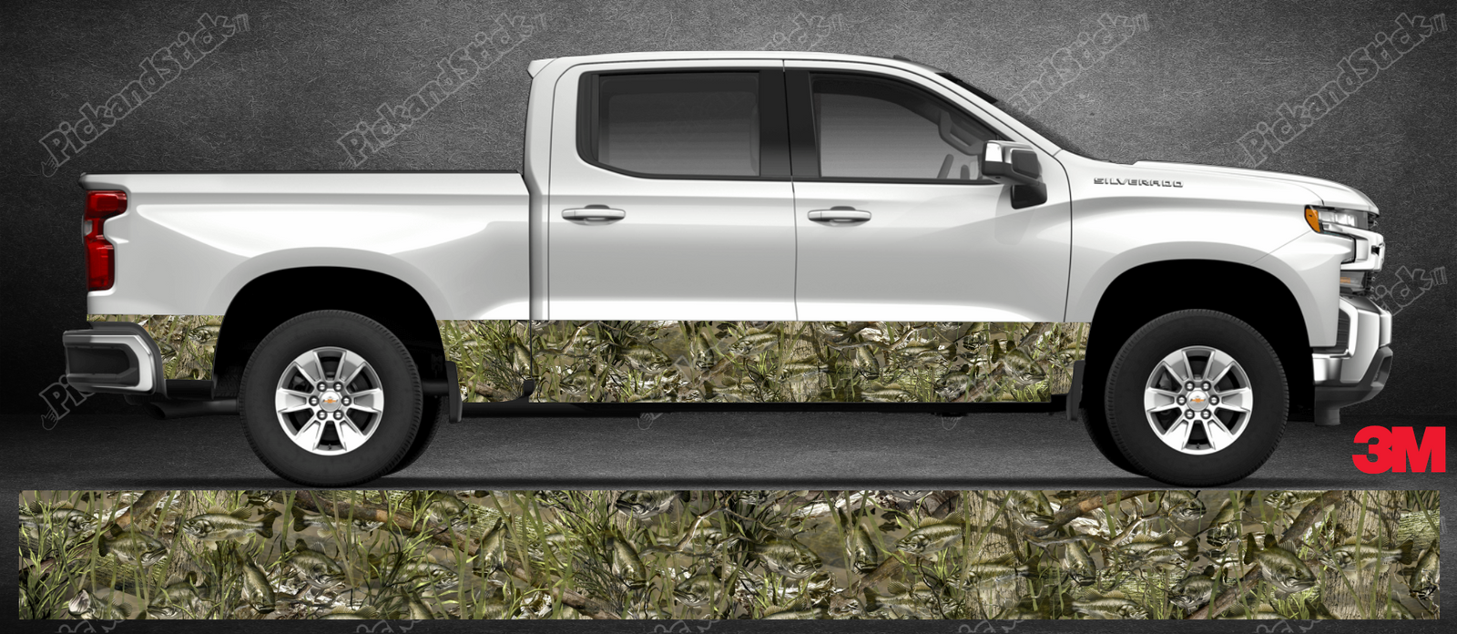 Bass Camo Rocker - PickandStickcom