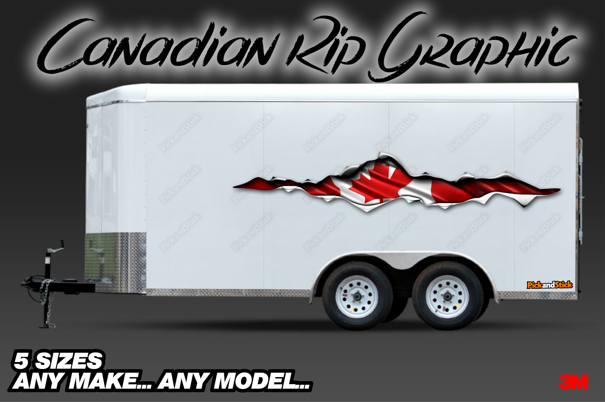 Canadian Rip Trailer Graphics - PickandStickcom