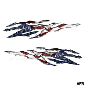 American Flag Rip Graphics