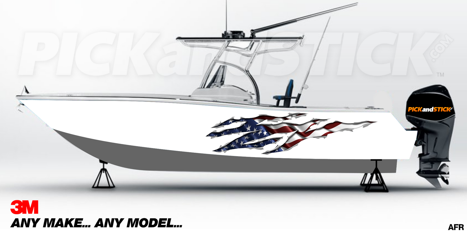 American Flag Rip Graphics