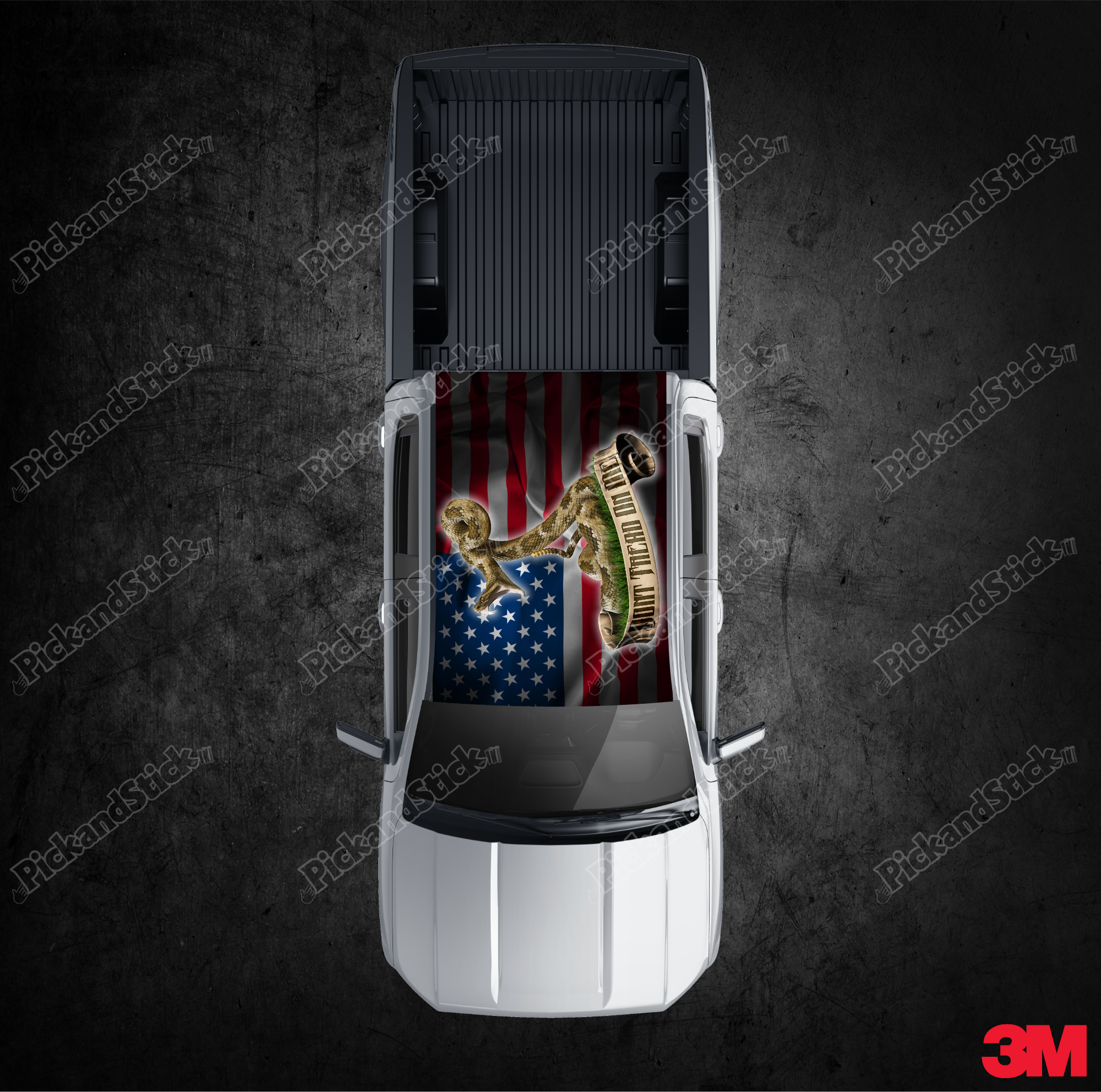 Roof Wrap Don't Tread On Me USA - PickandStickcom