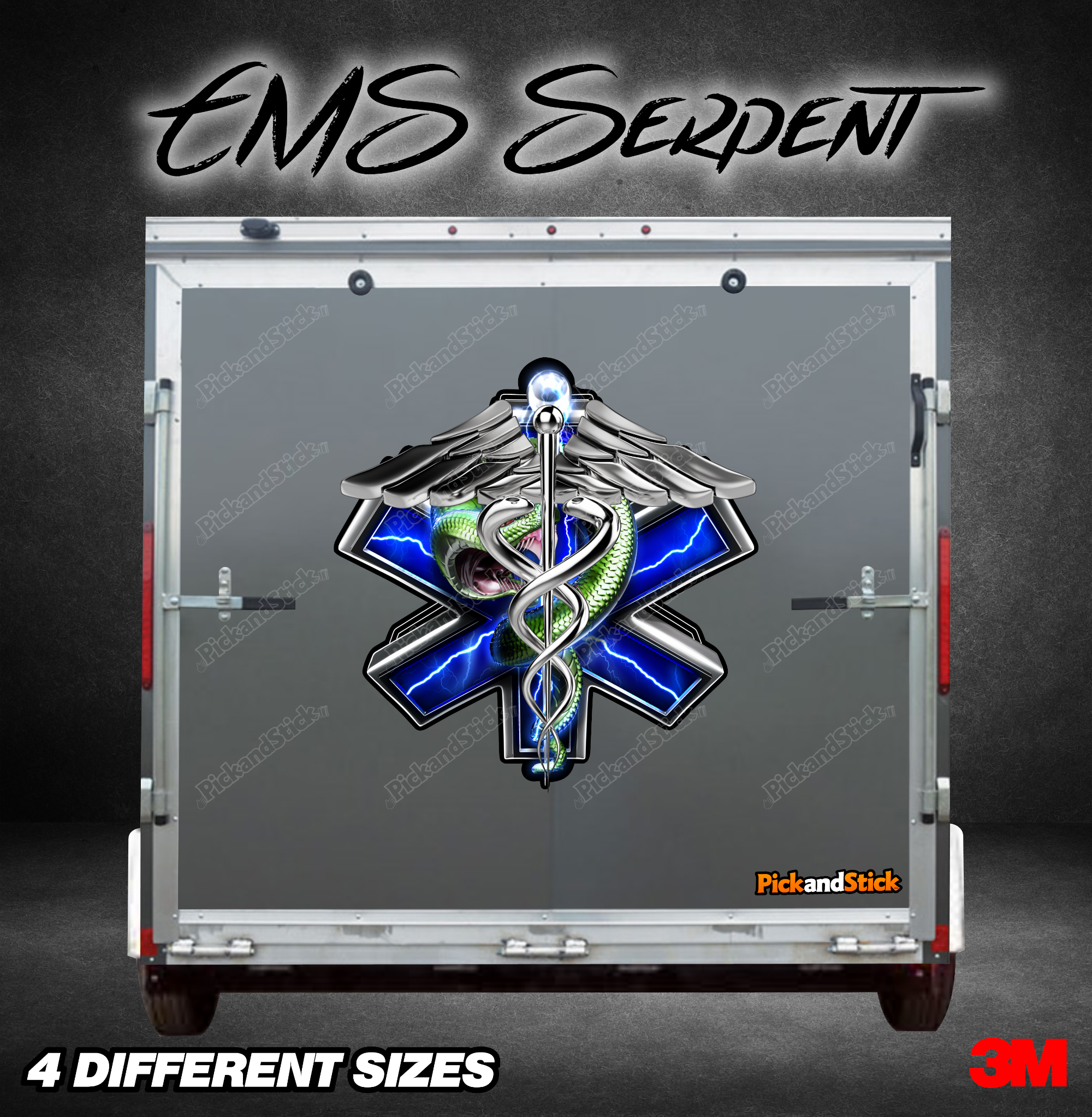 EMS Serpent Trailer Graphic - PickandStickcom