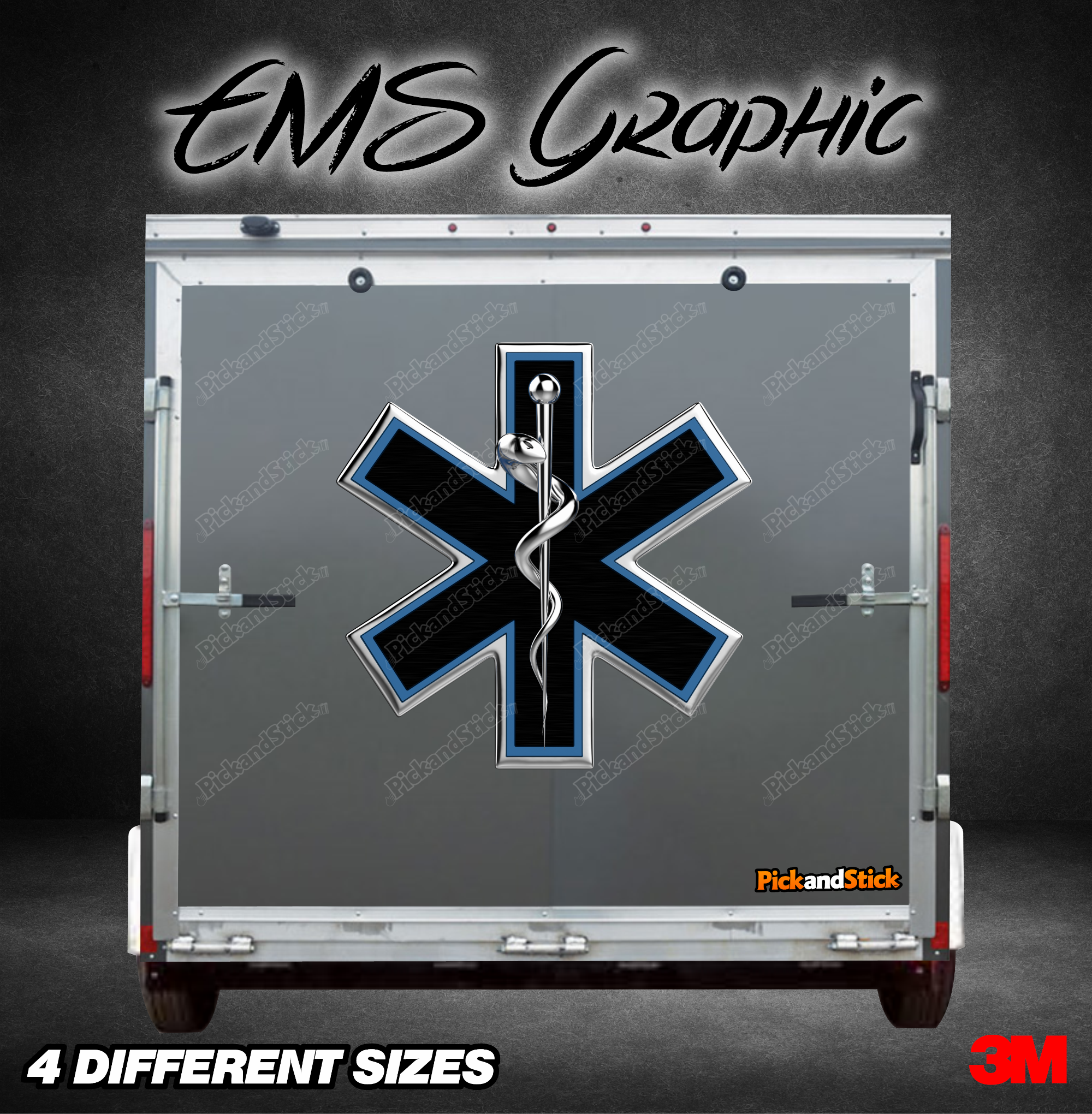 EMS Trailer Graphic - PickandStickcom