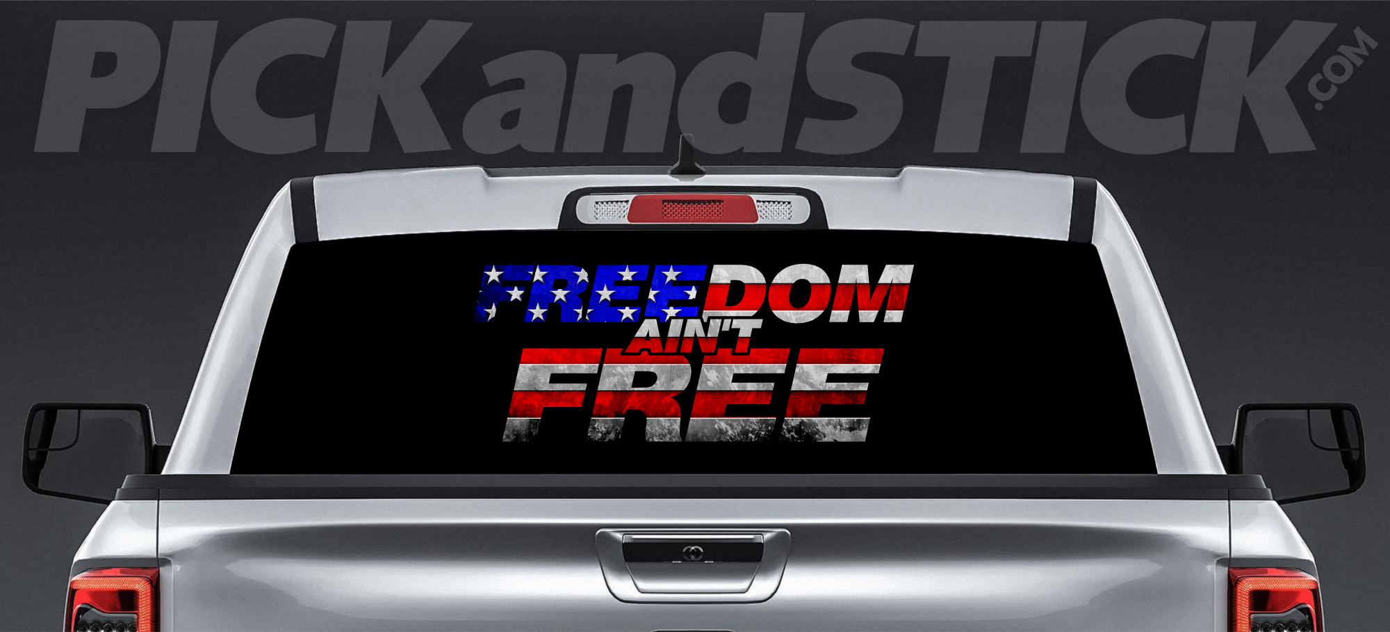 Freedom Ain't Free - Window Decal Sticker