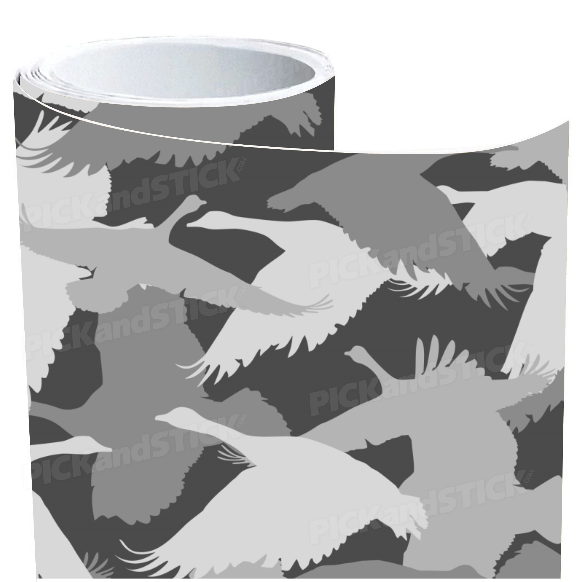 Goose Silhouette Camo BW Wrap