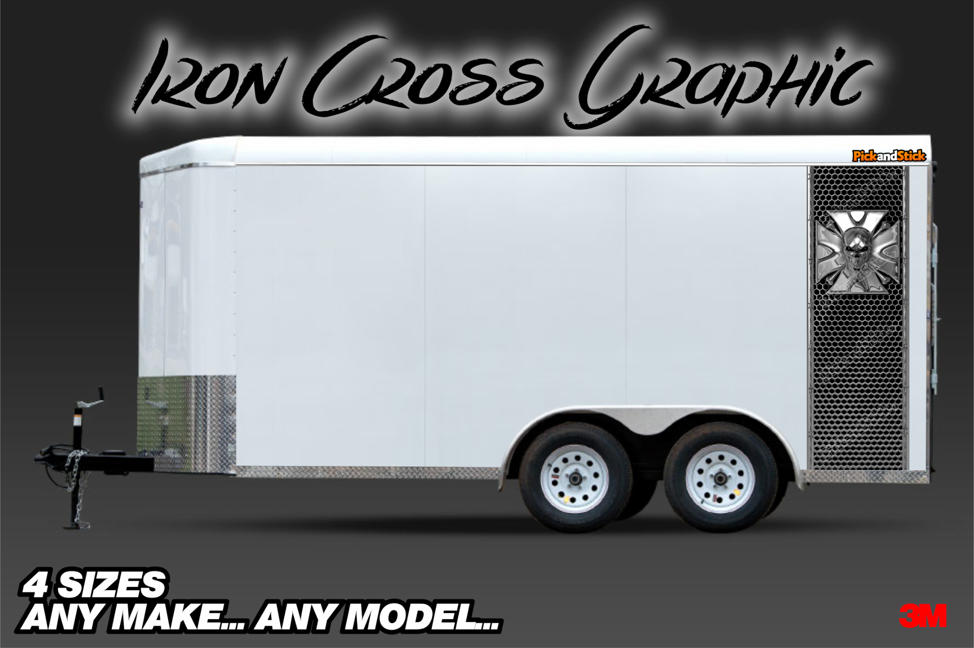 Iron Cross Trailer Graphics - PickandStickcom