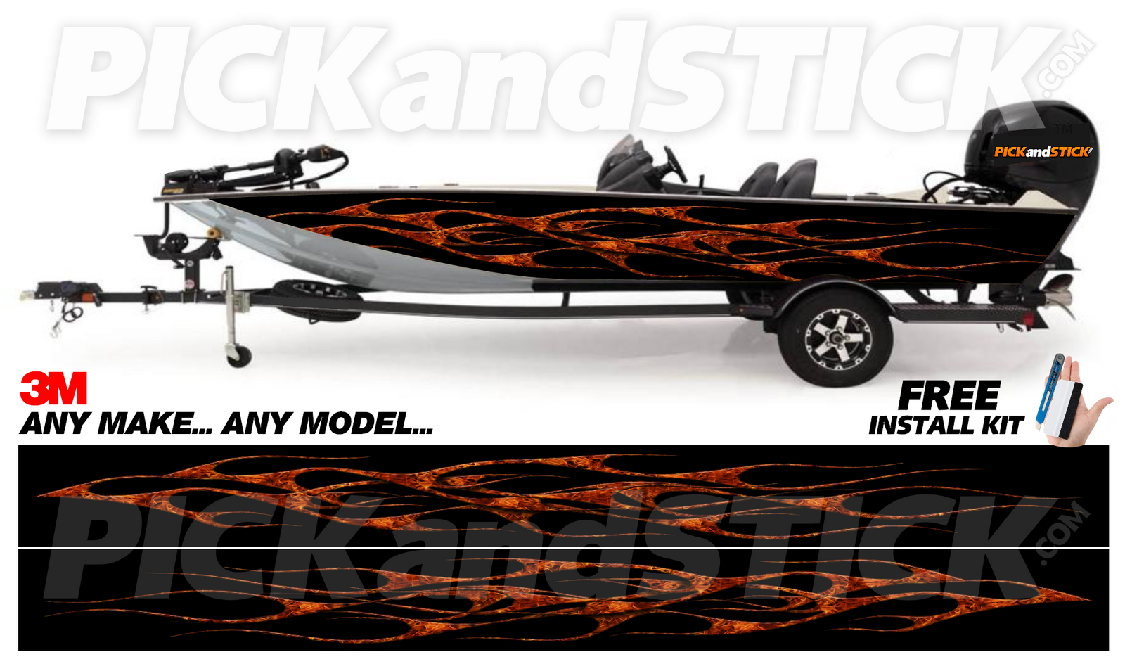 Old School Flames Wrap