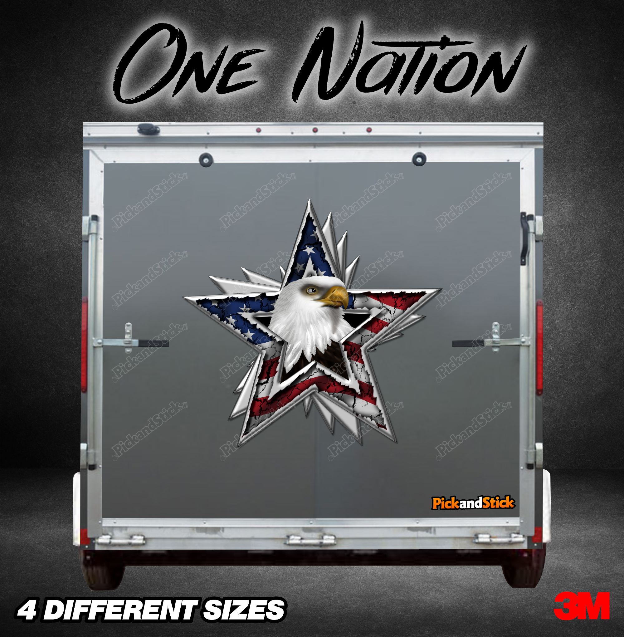 One Nation Graphic - PickandStickcom