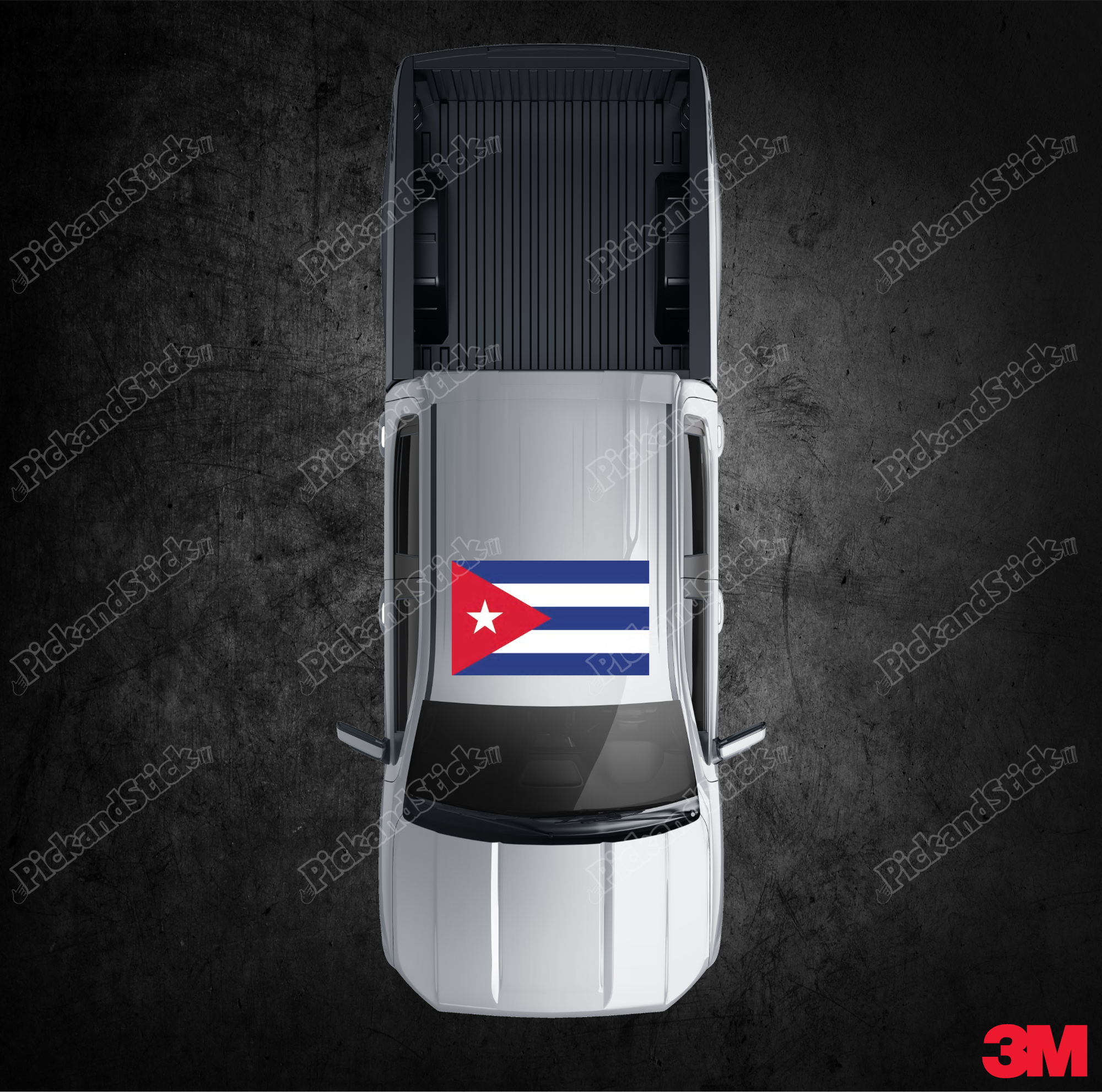 Roof Wrap Cuba Flag - PickandStickcom