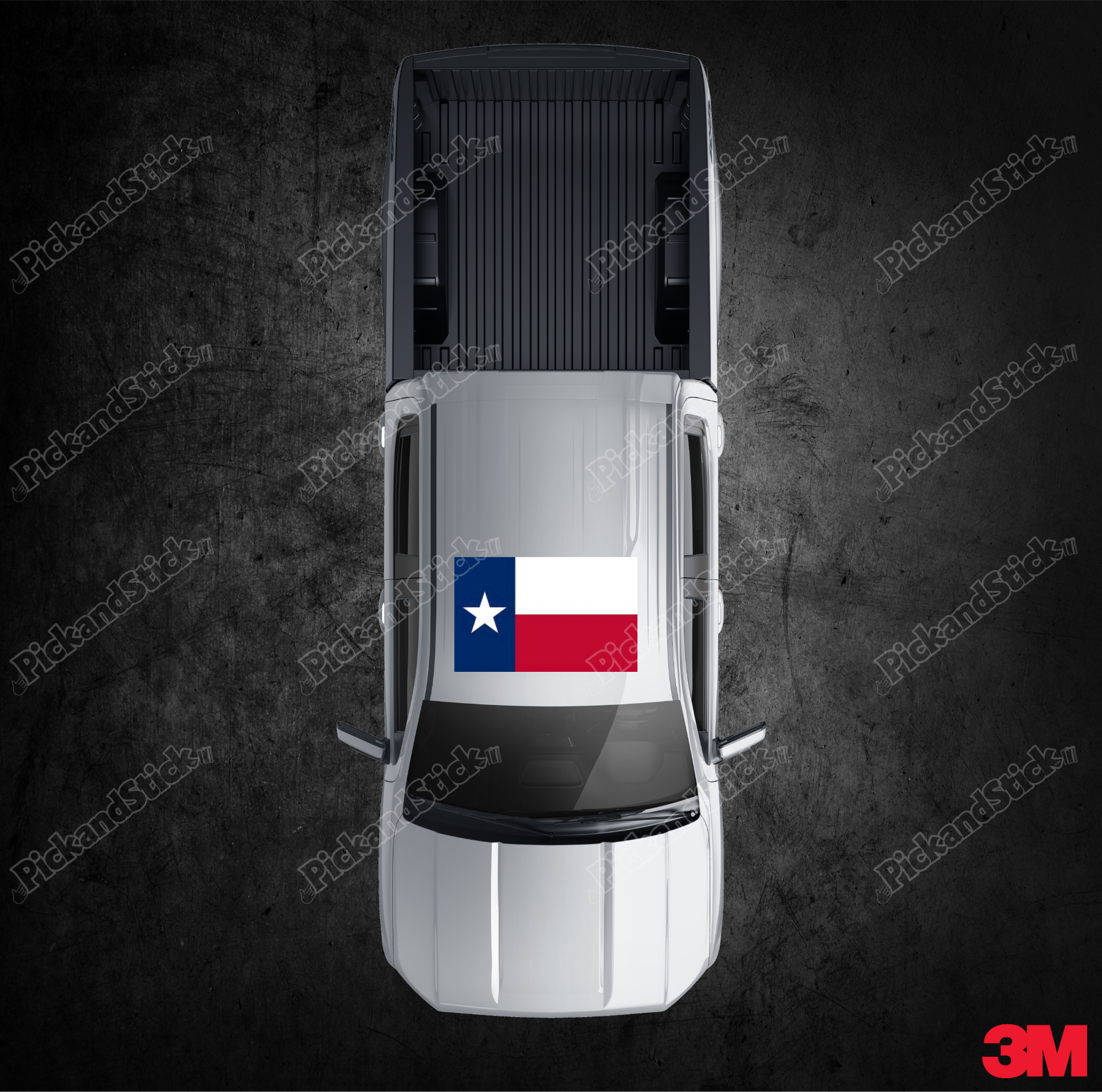 Roof Wrap Texas Flag - PickandStickcom