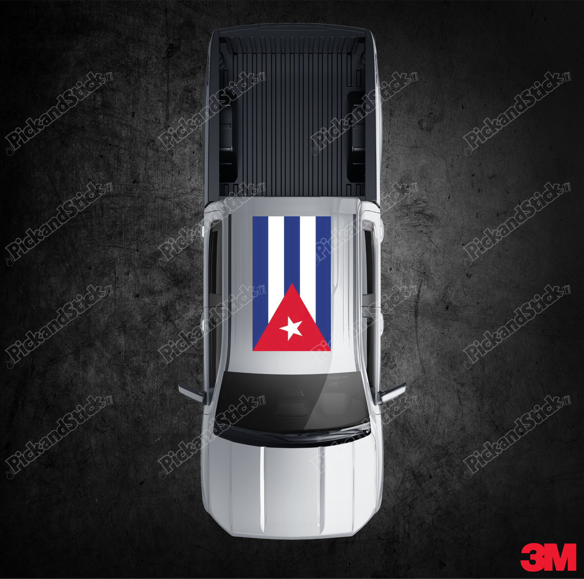 Roof Wrap Cuba Flag - PickandStickcom