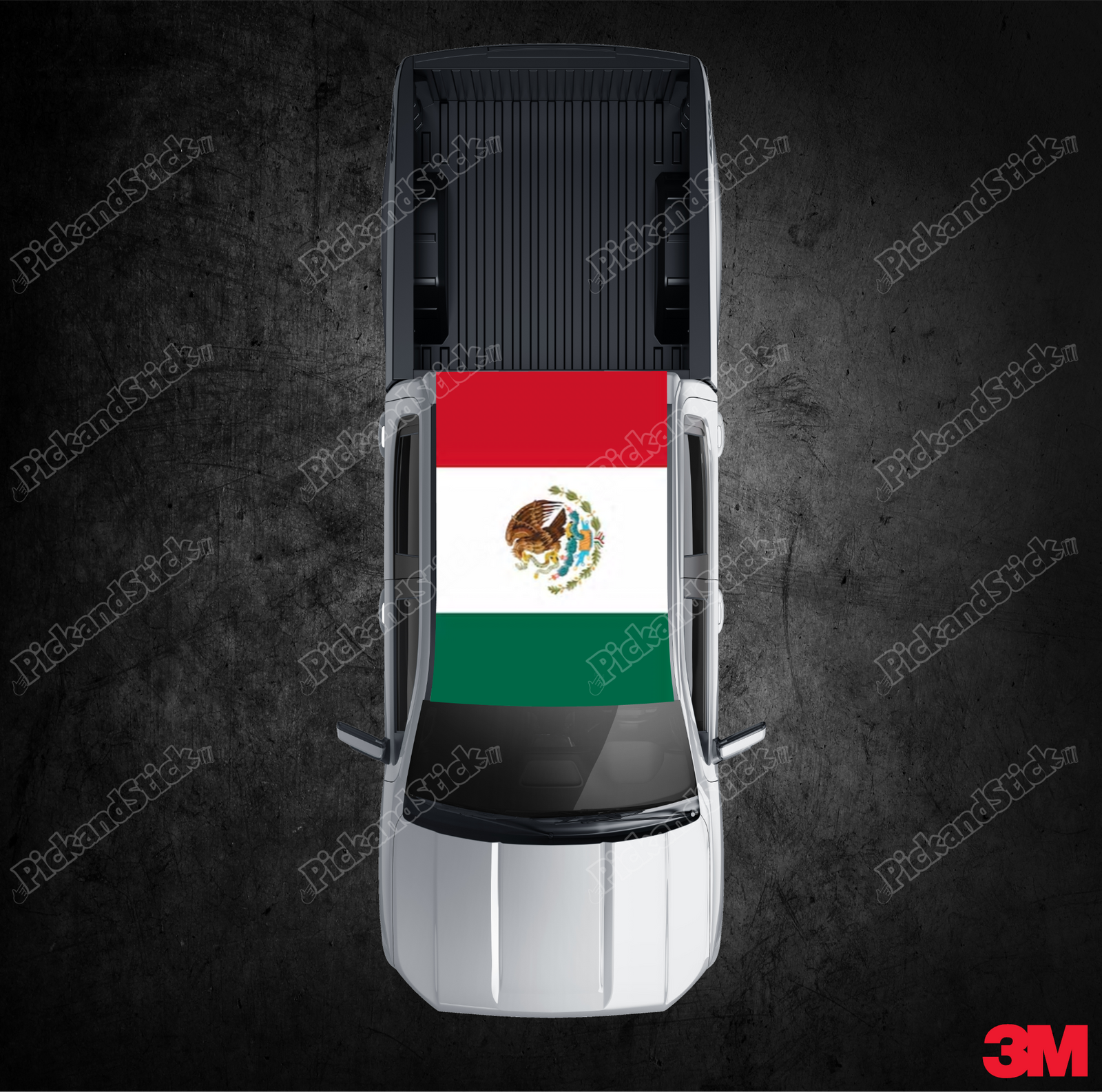 Roof Wrap Mexico Flag - PickandStickcom