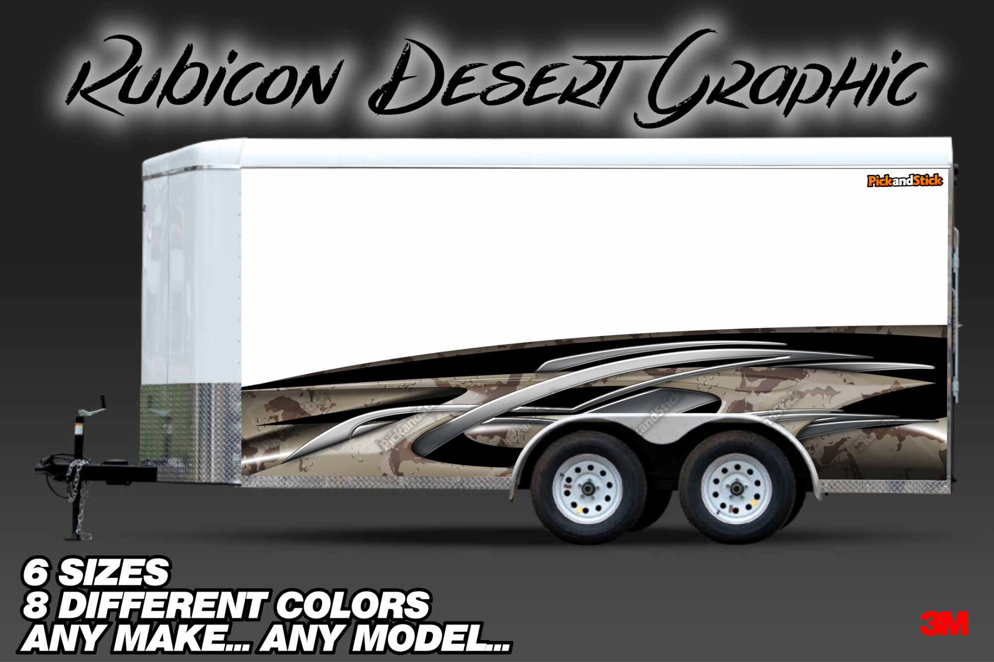 Rubicon Partial Trailer Wrap - PickandStickcom