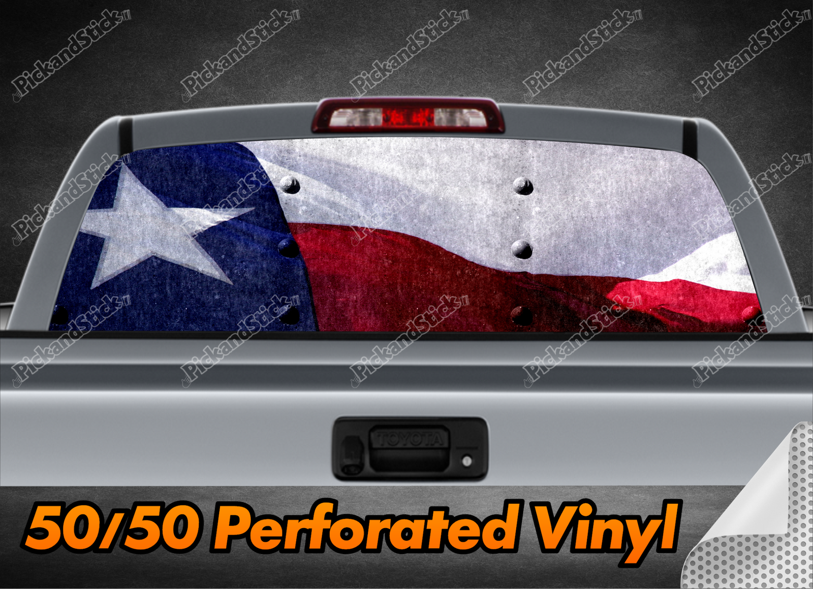 Texas Flag 1 Rivets RWP - PickandStickcom